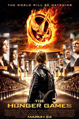 Affisch fr The Hunger Games p Bio i Kiruna p Kiruna Folkets Hus