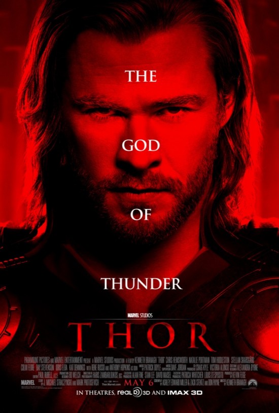 Affisch för Thor (3D) på Bio i Kiruna på Kiruna Folkets Hus