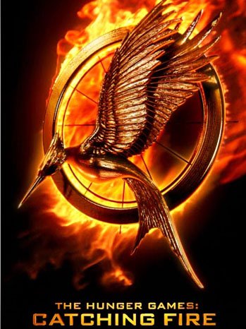 Affisch fr The Hunger Games: Catching Fire p Bio i Kiruna p Kiruna Folkets Hus