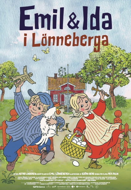 Affisch fr Emil & Ida i Lönneberga p Bio i Kiruna p Kiruna Folkets Hus