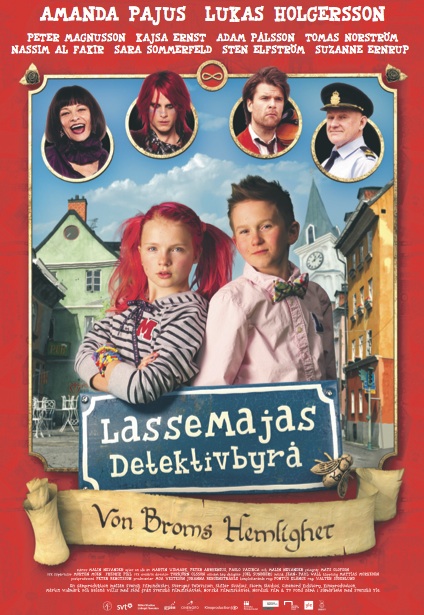 Affisch fr Lassemajas Detektivbyrå - von Broms hemlighet p Bio i Kiruna p Kiruna Folkets Hus