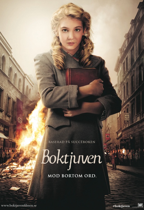 Affisch fr Boktjuven p Bio i Kiruna p Kiruna Folkets Hus
