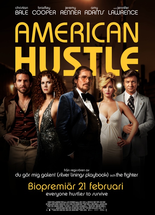 Affisch fr American Hustle p Bio i Kiruna p Kiruna Folkets Hus