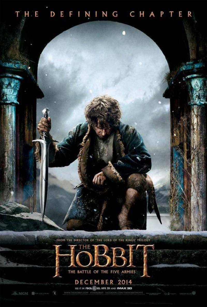 Affisch fr Hobbit - Femhäraslaget 3D p Bio i Kiruna p Kiruna Folkets Hus
