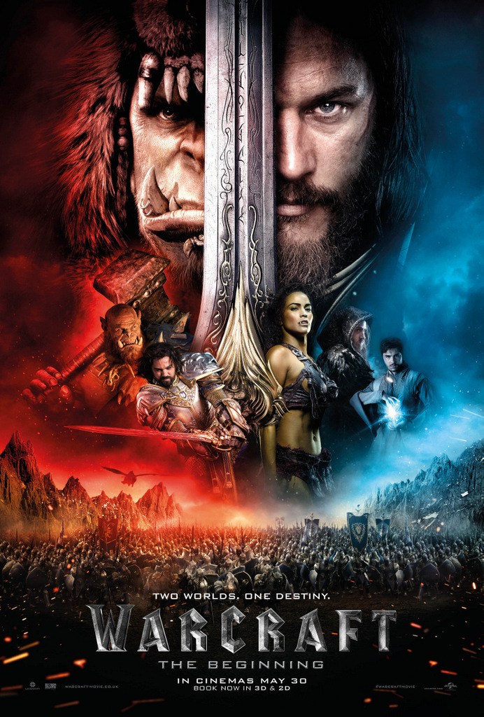 Affisch fr Warcraft: The Beginning p Bio i Kiruna p Kiruna Folkets Hus