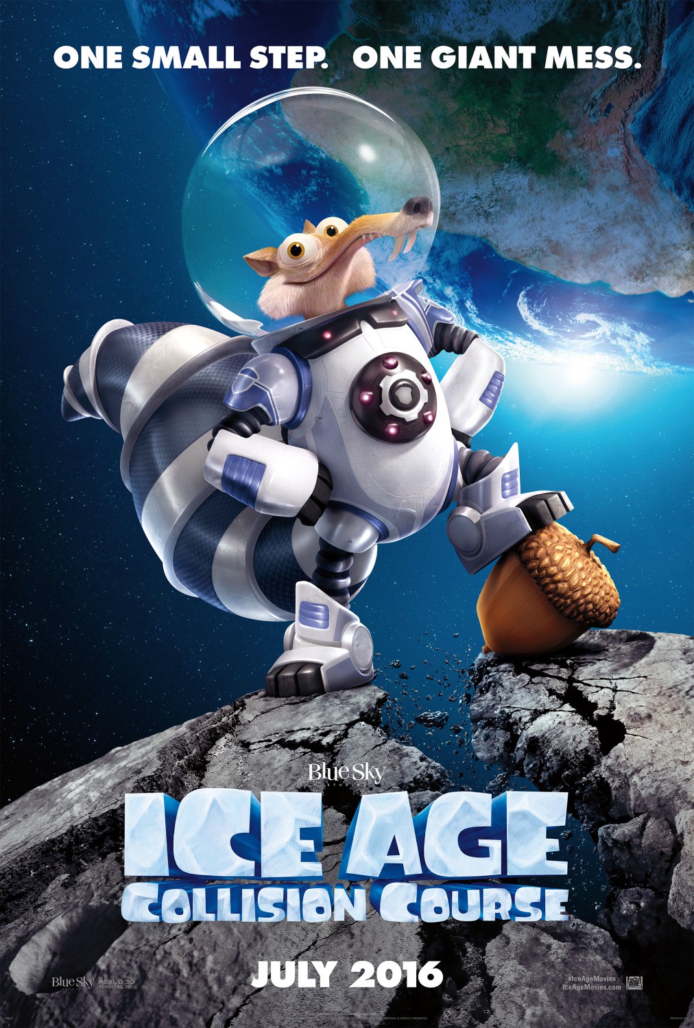 Affisch fr Ice Age 5: Scratattack p Bio i Kiruna p Kiruna Folkets Hus