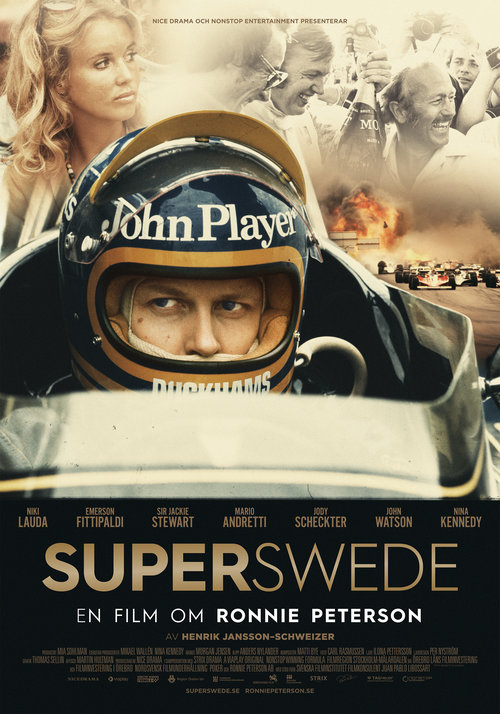 Affisch fr Superswede - En film om Ronnie Persson p Bio i Kiruna p Kiruna Folkets Hus