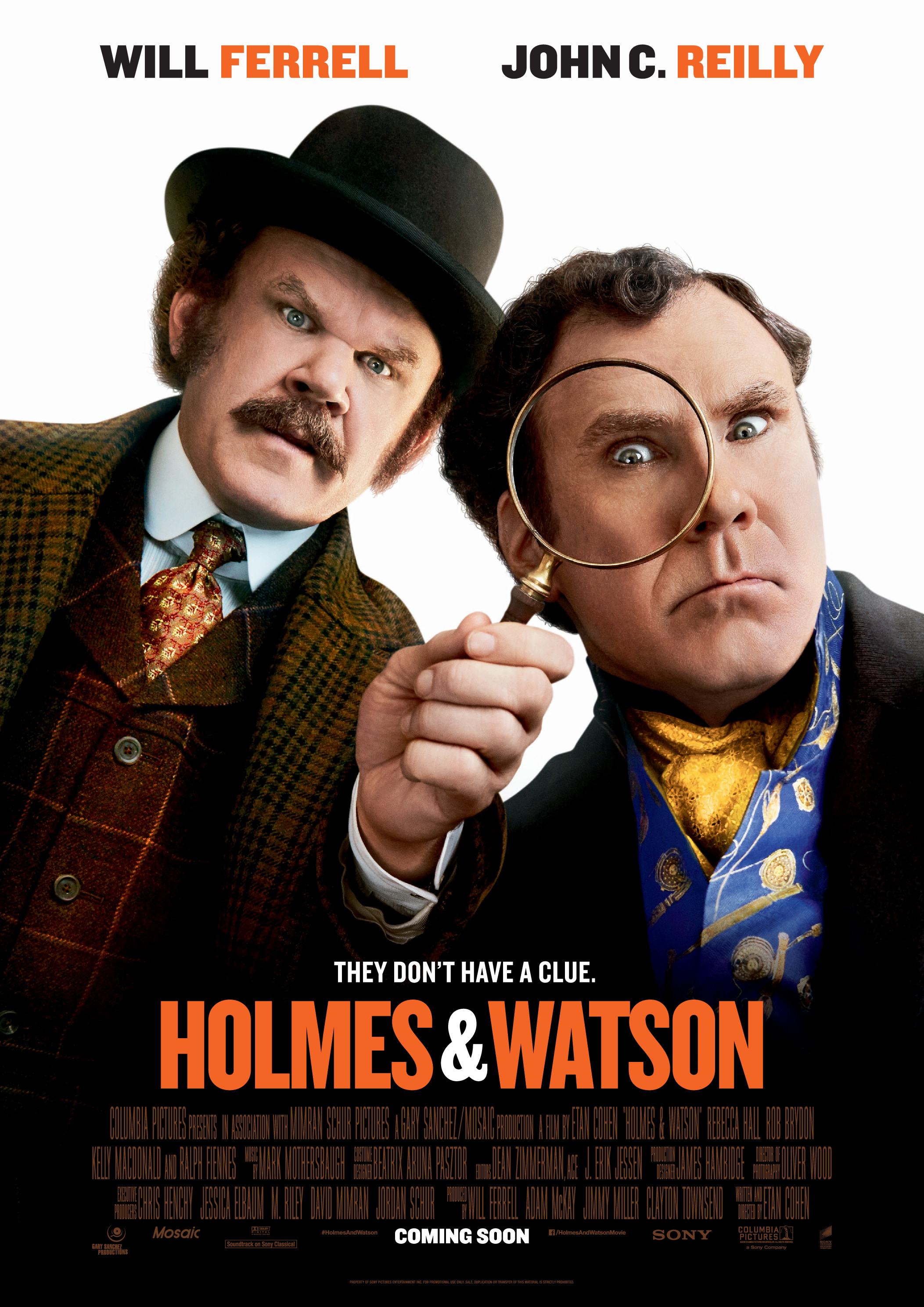 Affisch fr Holmes & Watson p Bio i Kiruna p Kiruna Folkets Hus