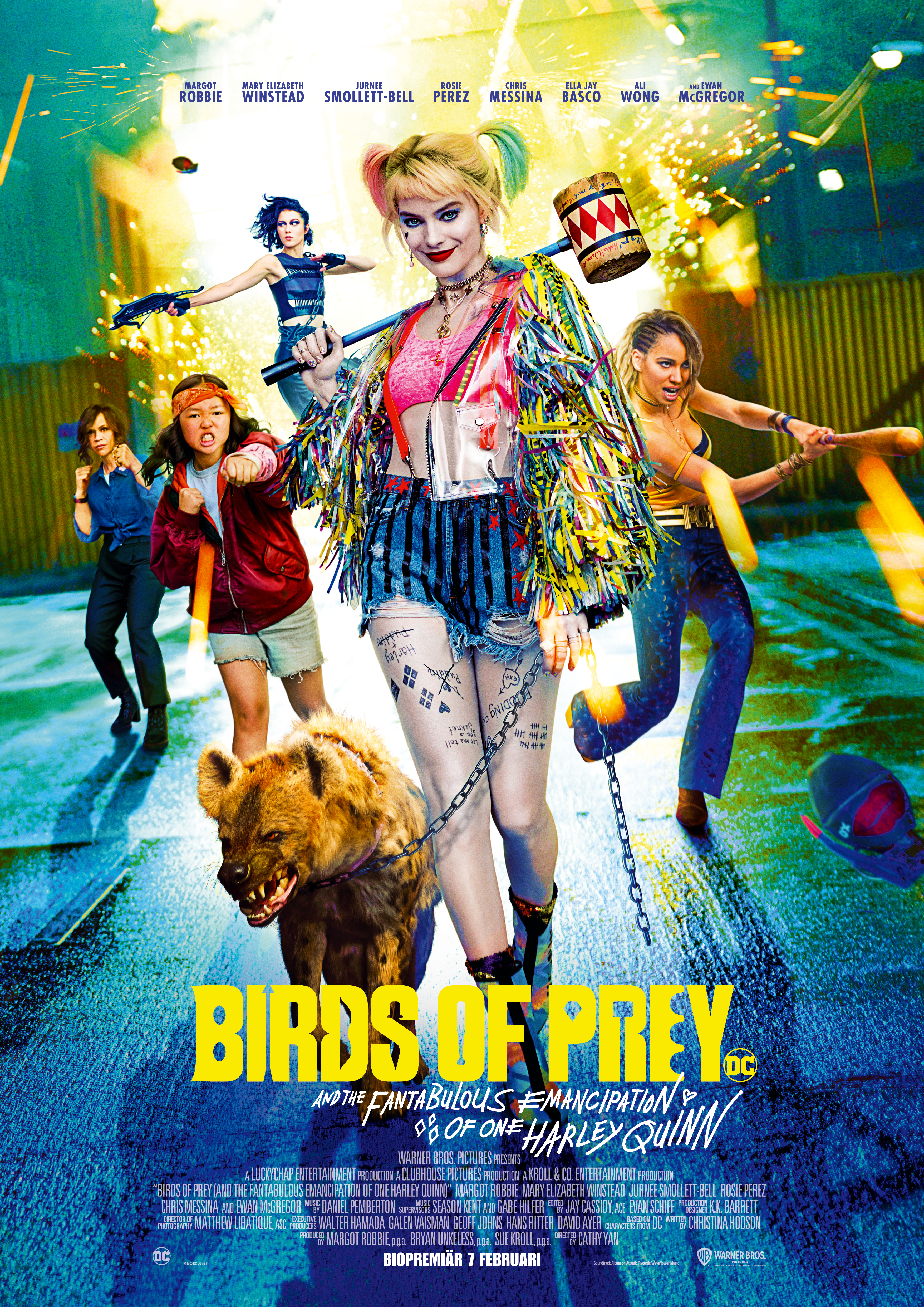 Affisch fr BIRDS OF PREY p Bio i Kiruna p Kiruna Folkets Hus