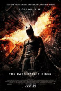 Affisch fr The Dark Knight Rises p Bio i Kiruna p Kiruna Folkets Hus