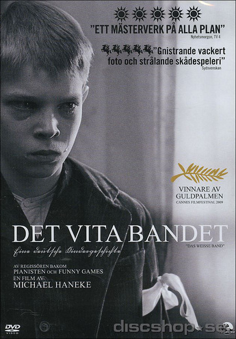 Affisch för Det vita bandet på Filmstudio i Kiruna på Kiruna Folkets Hus